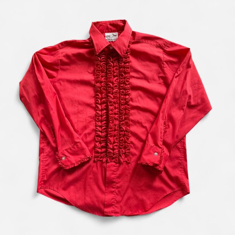 Unbranded Men's Red Shirt